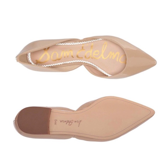 Sam Edelman Shoes - Sam Edelman | Rodney patent nude d’orsay flats